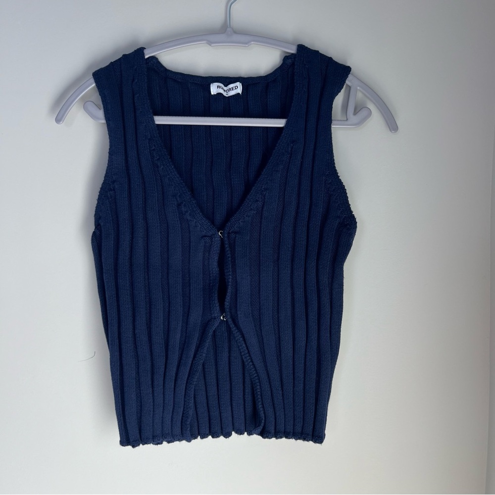 Rumored prince street ribbed top M